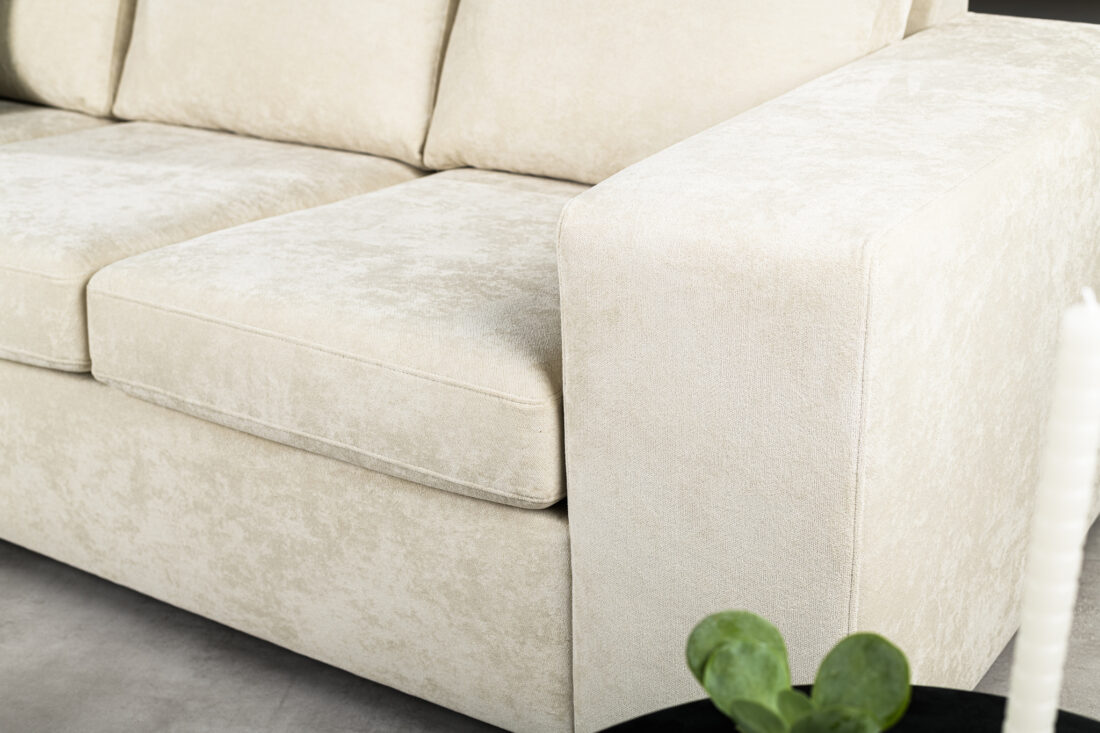 3 Zitsbank Cl L R Stof Hotel Chique H460 Beige 3 Zitsbank Cl L R Stof Hotel Chique H460 Beige