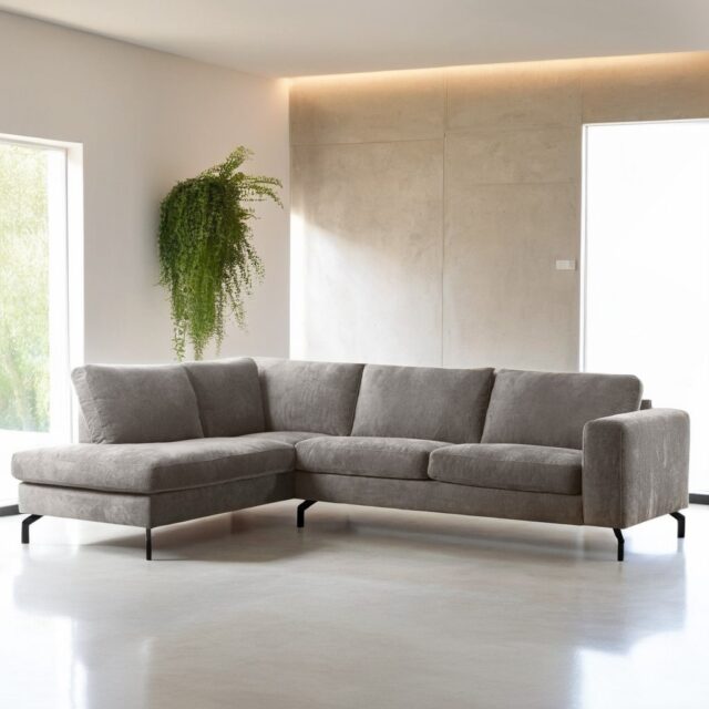 3 Zits Hoek Links Stof Perfect Harmony 04 R720 Champagne