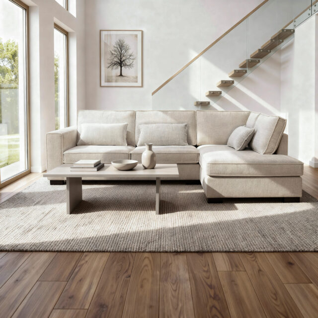 Addison 3 Zits Hoek Rechts Stof Cremona 2 C460 Beige