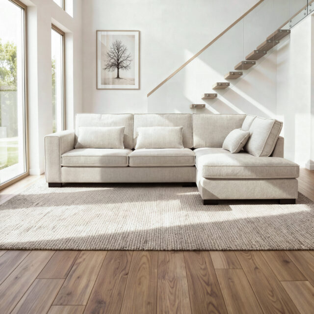 Addison 3 Zits Hoek Rechts Stof Cremona 2 C460 Beige