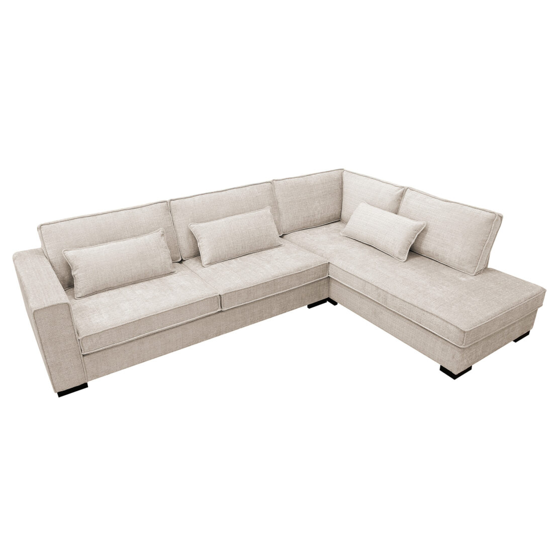 Addison 3 Zits Hoek Rechts Stof Cremona 2 C460 Beige Addison 3 Zits Hoek Rechts Stof Cremona 2 C460 Beige