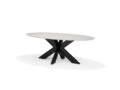 Switch eettafel ovaal 180x100 beton + Stellar