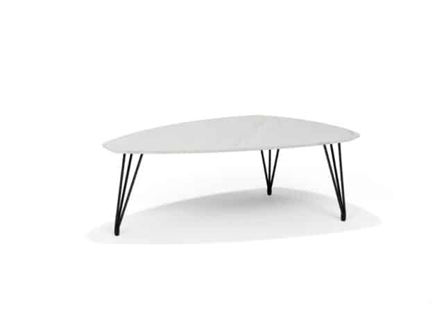 Salontafel Switch Trio 8211 130 X 70 Cm Niervorm Marmer 45 Cm Hoog