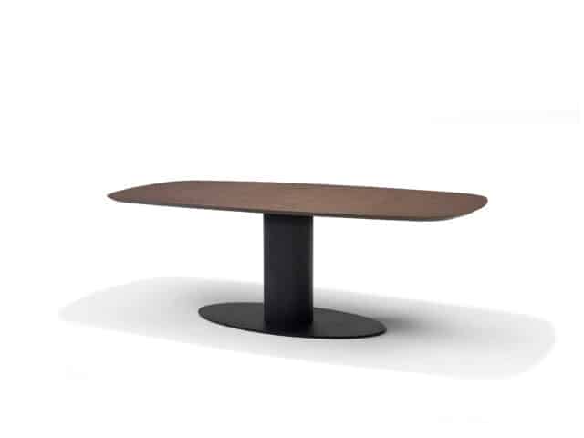 Basis Eettafel Deens Ovaal 240 X 110 Hpl1 Ferro Brons Tm03a Ovaal