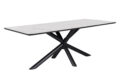 Sirius 210 x 100 rechthoek HPL wit marmer 25 mm