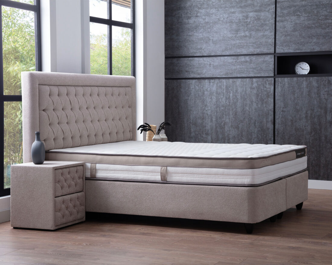 Skybedd 8211 Boxspring Met Opbergruimte Oxybedd 140 215 200