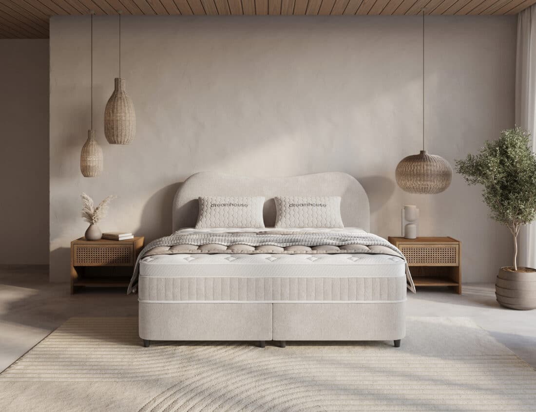 Dh Opbergboxspring Arcus 140 X 200 Cm Gebroken Wit Dh Opbergboxspring Arcus 140 X 200 Cm Gebroken Wit