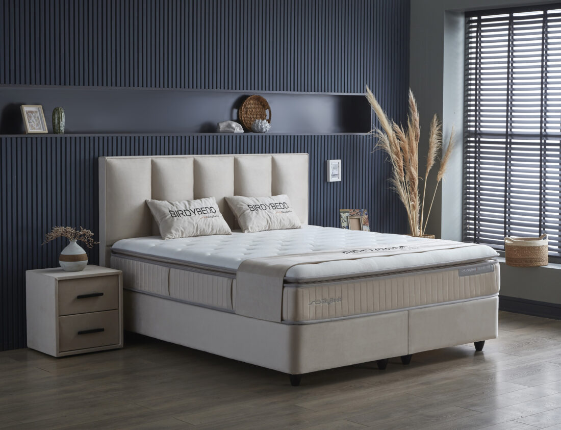 Skybedd 8211 Boxspring Met Opbergruimte Birdybedd Beige 180 215 200 Skybedd 8211 Boxspring Met Opbergruimte Birdybedd Beige 180 215 200