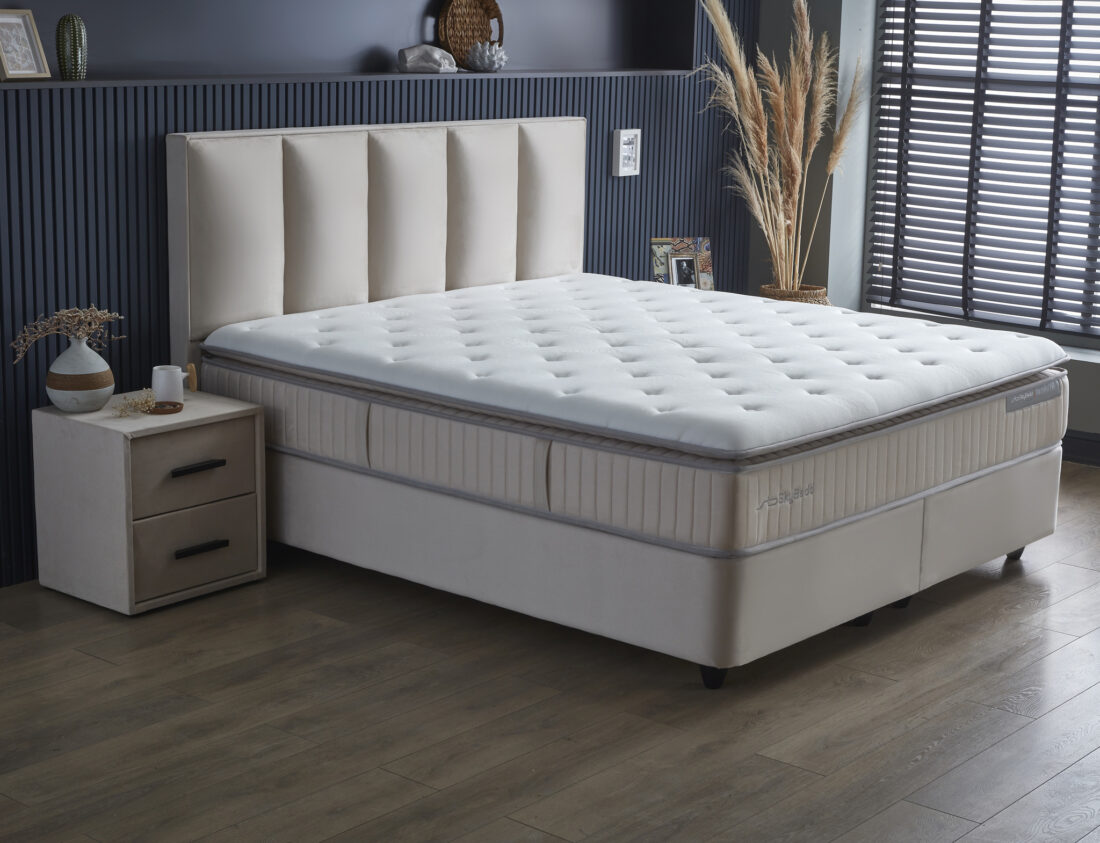Skybedd 8211 Boxspring Met Opbergruimte Birdybedd Beige 180 215 200 Skybedd 8211 Boxspring Met Opbergruimte Birdybedd Beige 180 215 200