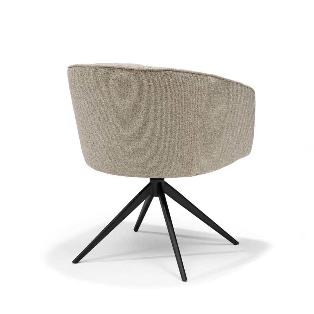 Cocoon Armstoel 8211 Stof Sahara Mushroom 8211 360 Draaibaar Frame Zwart Cocoon Armstoel 8211 Stof Sahara Mushroom 8211 360 Draaibaar Frame Zwart
