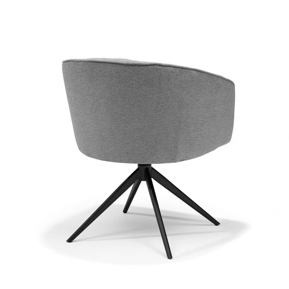 Cocoon Armstoel Stof Sahara Grijs 8211 360 Draaibaar Frame Zwart Cocoon Armstoel Stof Sahara Grijs 8211 360 Draaibaar Frame Zwart