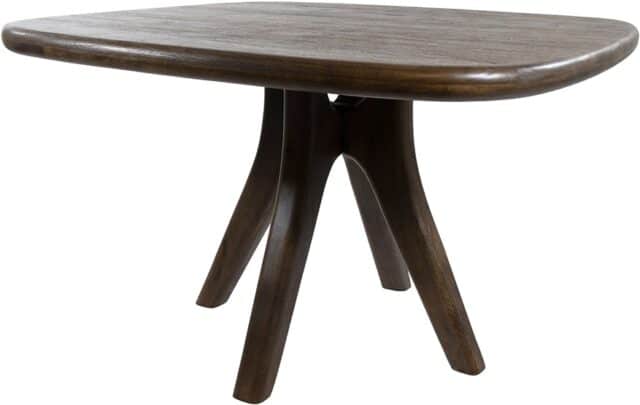 Eetkamertafel Stuivervorm 120 Mango Espressobruin