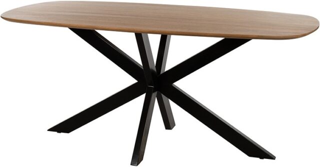 Eetkamertafel Deens Ovaal 210 Mango Glad Naturel