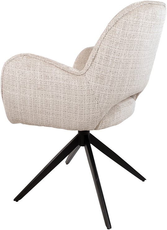 Alicia Eetkamerstoel 8211 Draaipoot 360ars 8211 Cremona 8211 Taupe 04 Set Van 2