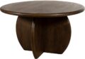 Eetkamertafel Ø130, mango bruin walnoot