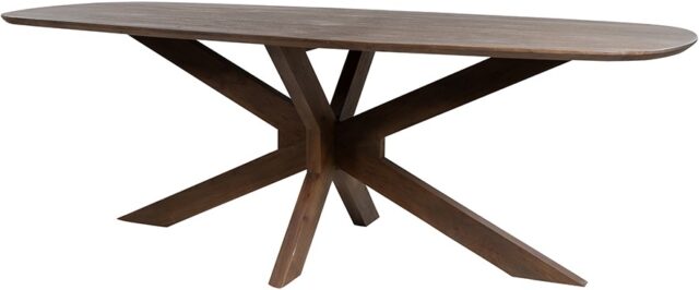 Eetkamertafel 180 Acacia Kastanjebruin