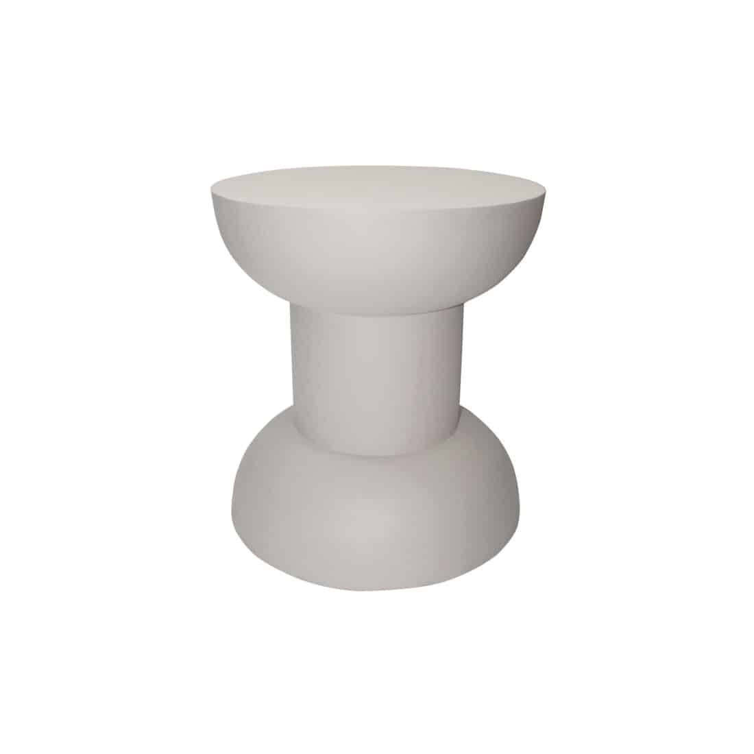 Parma Bijzettafel 45 H50 Gebroken Wit