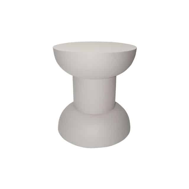 Parma Bijzettafel 45 H50 Gebroken Wit