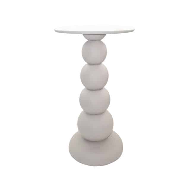 Gouda Plantentafel 45 Cm H85 Cm Gebroken Wit