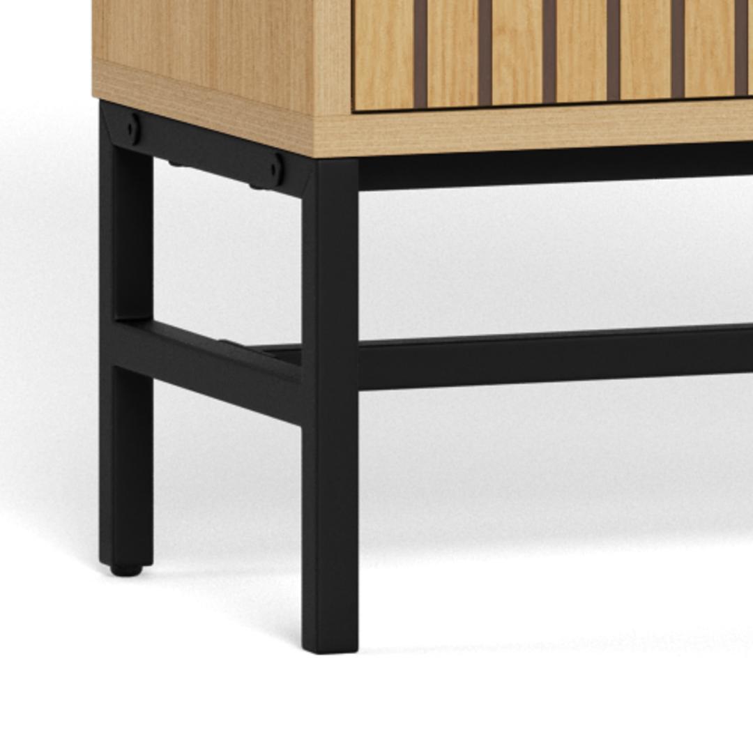 Schoenenkast Albany 8211 Eikenlook 8211 Metaal Schoenenkast Albany 8211 Eikenlook 8211 Metaal