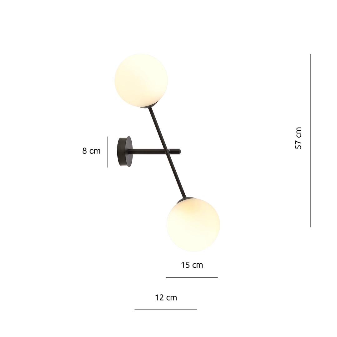 Linear K2 Zwart Opaal