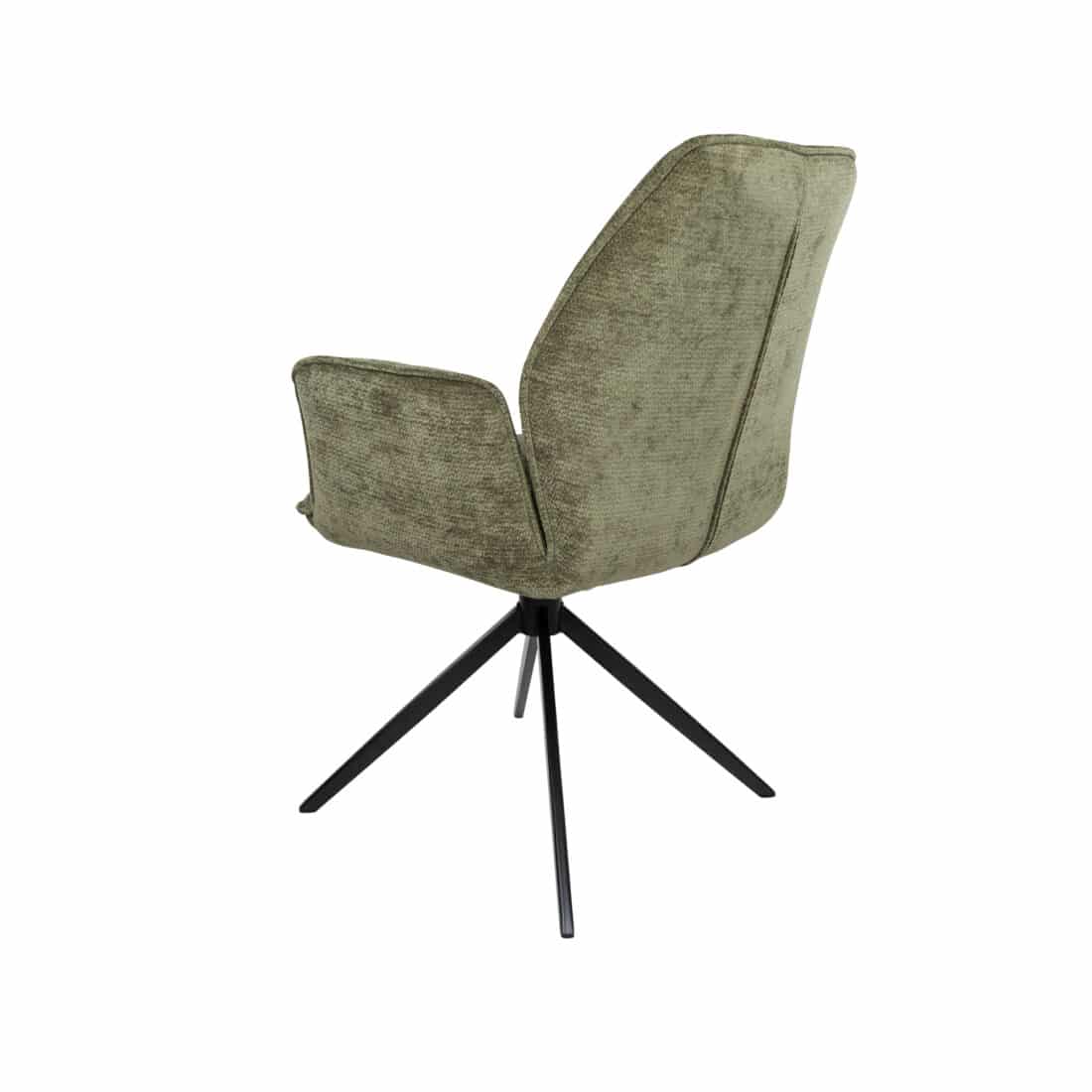 Riva Eetkamerstoel 8211 Draaipoot 360ars 8211 Vibe 8211 Moss 38 Set Van 2