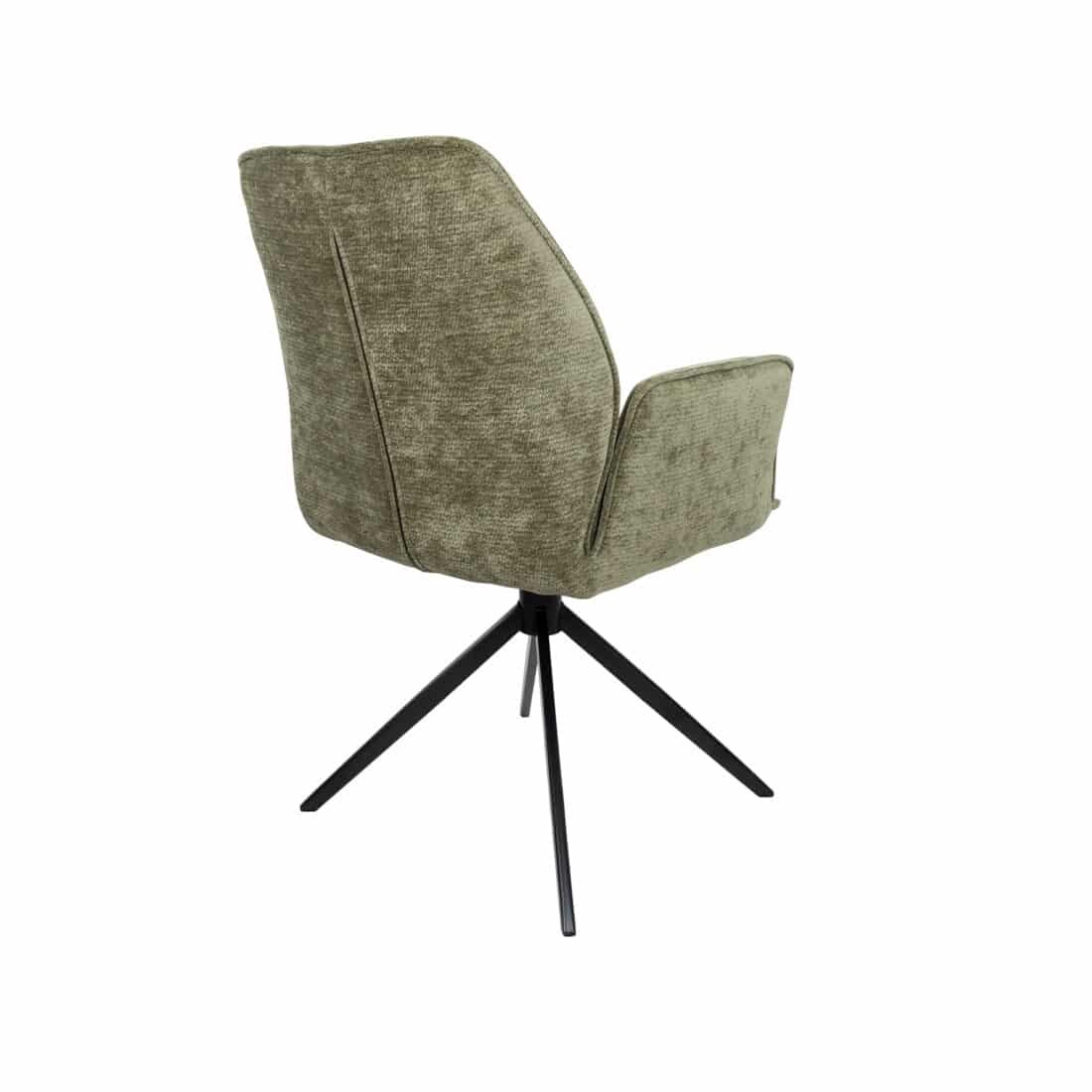 Riva Eetkamerstoel 8211 Draaipoot 360ars 8211 Vibe 8211 Moss 38 Set Van 2