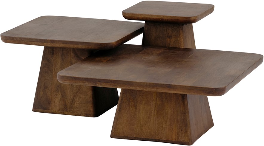 Salontafel 60 Mango Bruin Walnoot