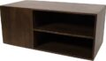 Storal salontafel, mango, bruine walnoot