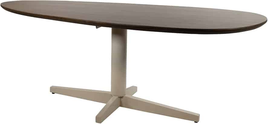 Eetkamertafel 240 Organisch Poot Beige Mango Bruin Walnoot Eetkamertafel 240 Organisch Poot Beige Mango Bruin Walnoot