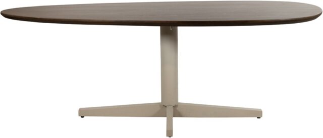 Eetkamertafel 240 Organisch Poot Beige Mango Bruin Walnoot