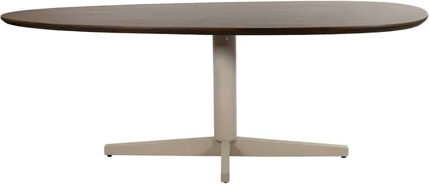 Eetkamertafel 240 Organisch Poot Beige Mango Bruin Walnoot Eetkamertafel 240 Organisch Poot Beige Mango Bruin Walnoot