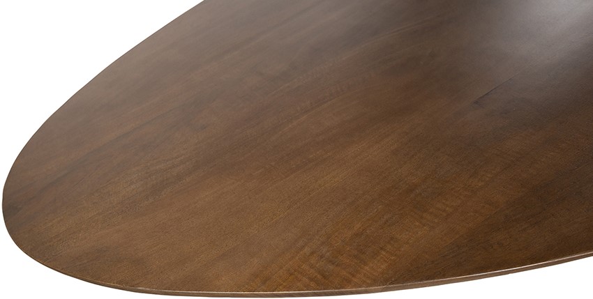 Eetkamertafel 240 Organisch Poot Beige Mango Bruin Walnoot Eetkamertafel 240 Organisch Poot Beige Mango Bruin Walnoot