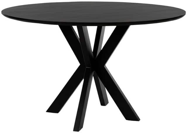 Eetkamertafel 130 Acaciahout Zwart
