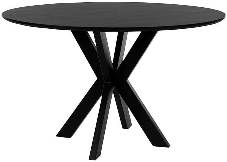 Eetkamertafel 130 Acaciahout Zwart