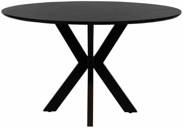 Eetkamertafel 130 Acaciahout Zwart