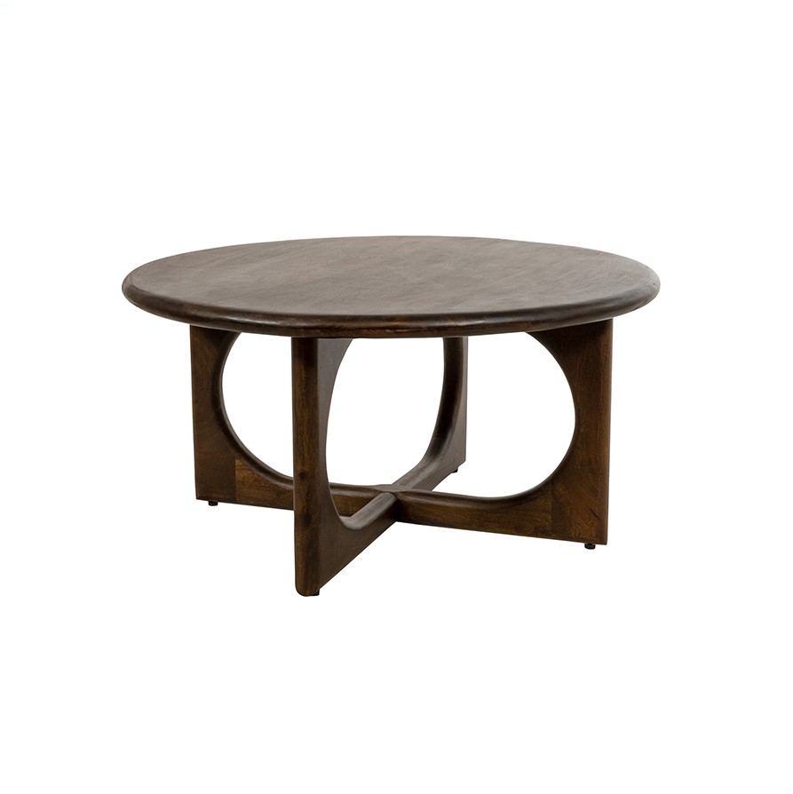 Salontafel 80 Mango Bruin Walnoot Salontafel 80 Mango Bruin Walnoot