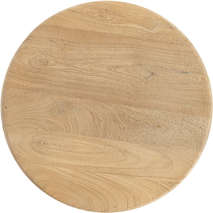 Bijzettafel 50 Acacia Groovy Naturel Bijzettafel 50 Acacia Groovy Naturel