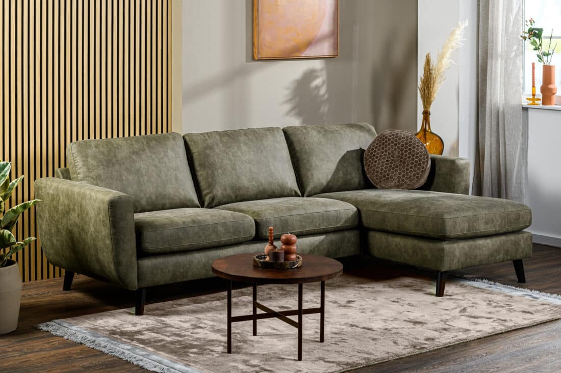 3 Zitsbank Cl L R Stof Savannah S156 Groen 3 Zitsbank Cl L R Stof Savannah S156 Groen
