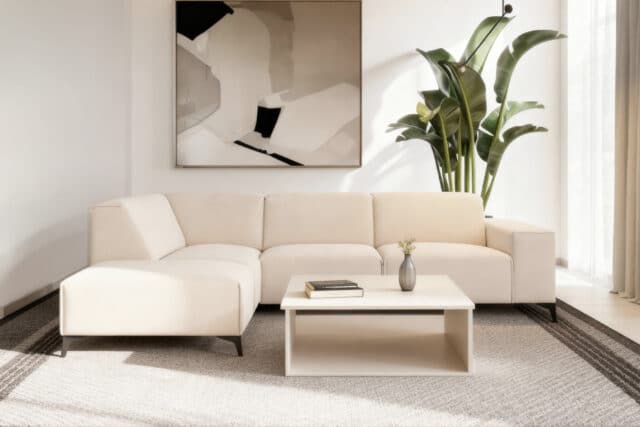 3 Zits Hoek Links Stof Holms 23 H460 Beige