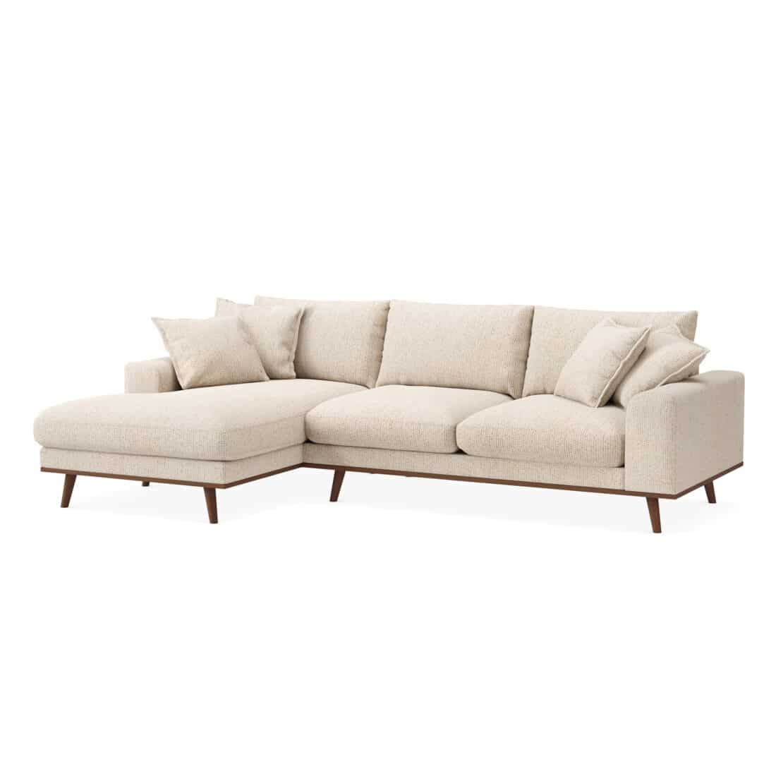 3 Zits Cl Links Stof Silencio 19 S460 Beige