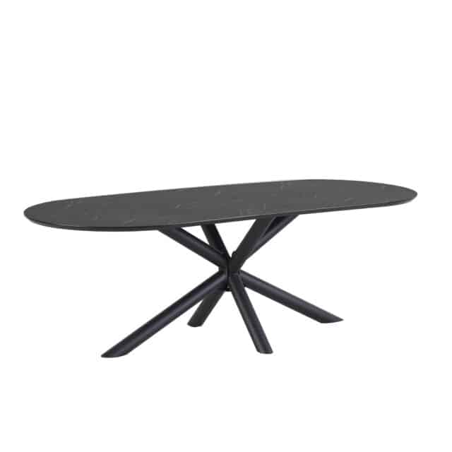 Sirius 230x100 Capsulevorm Hpl Zwart Marmer 25mm