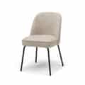 Stoel Luxor Zwart Stof Retro Bliss #03 Naturel VK/FR