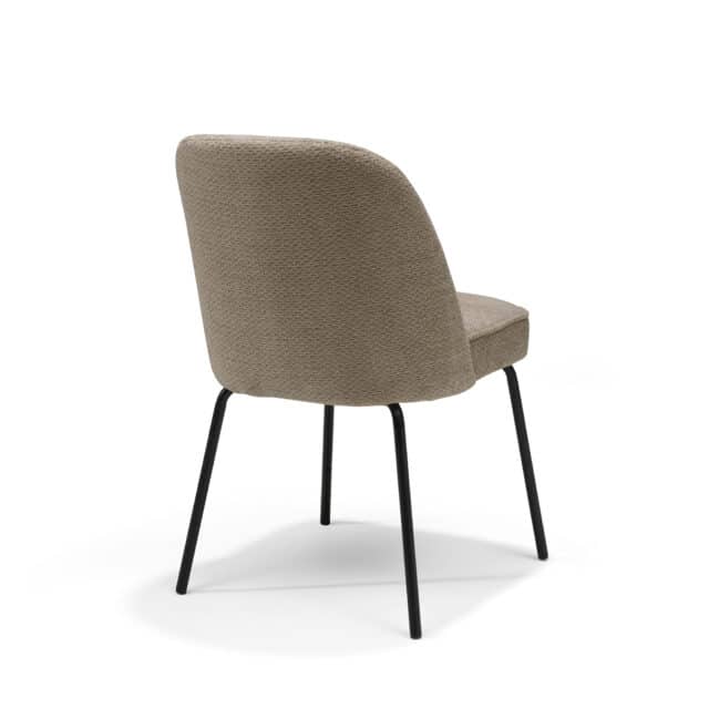 Stoel Luxor Zwart Stof Retro Bliss 18 Taupe Ukfr