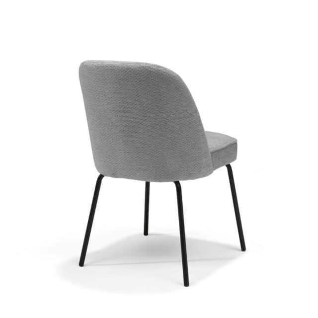 Stoel Luxor Zwart Stof Retro Bliss 83 Grijs Ukfr