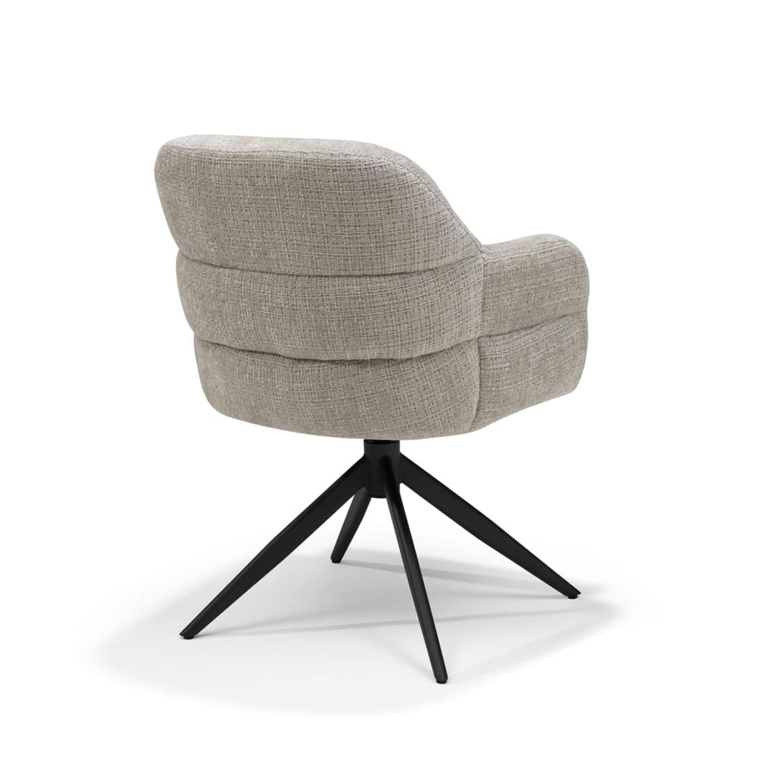 Austin Armstoel Stof Cremona 04 Naturel 8211 360 Draaibaar Frame Zwart P03 Austin Armstoel Stof Cremona 04 Naturel 8211 360 Draaibaar Frame Zwart P03