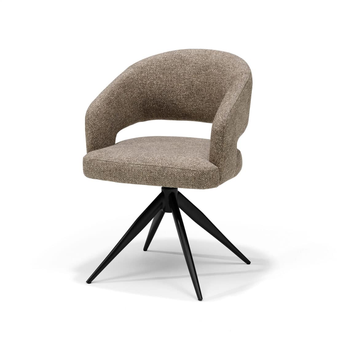 Swing Armstoel Stof Leo Beige 8211 Relaxfunctie 8211 Zwart Frame Swing Armstoel Stof Leo Beige 8211 Relaxfunctie 8211 Zwart Frame