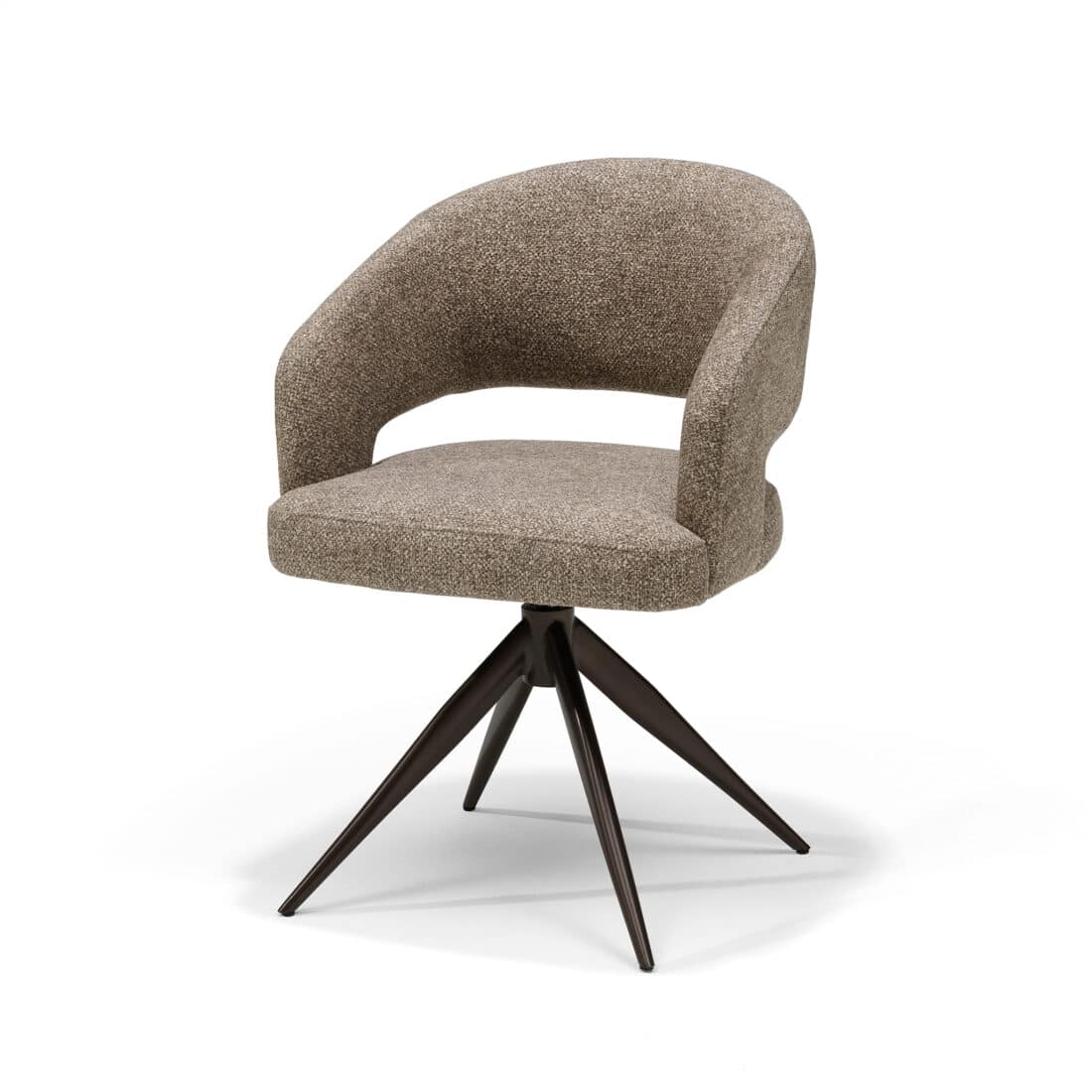 Swing Armstoel Stof Leo Beige 8211 Relaxfunctie 8211 Onderstel Anodisch Bruin Swing Armstoel Stof Leo Beige 8211 Relaxfunctie 8211 Onderstel Anodisch Bruin